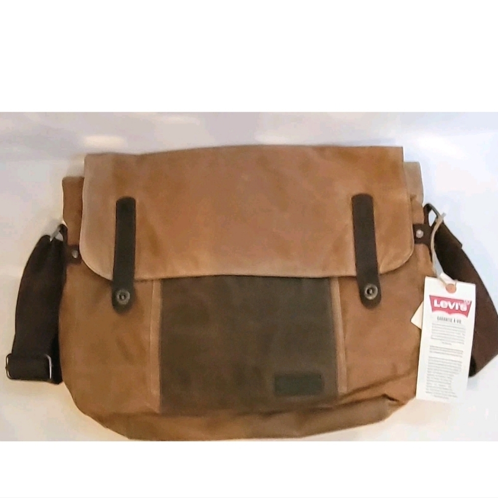 Vintage Levis Gunnison 16" Messenger Bag Canvas
